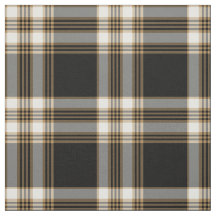MacGuinness Tartan Black und Brown Irish Kariert