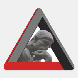 MacGyvers Co. Dreieckiger Aufkleber