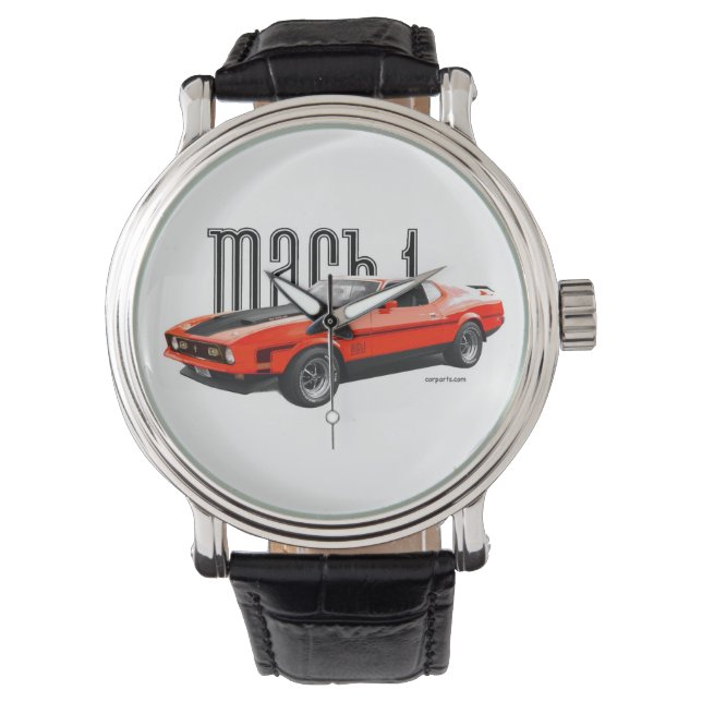 Mach 1 Mustang Watch Armbanduhr (Vorderseite)
