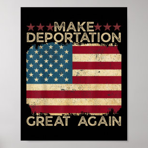 Mach Abschiebung wieder großartig Lustige Einwande Poster