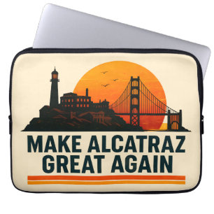Mach Alcatraz wieder großartig Lustig Laptopschutzhülle