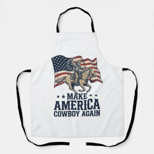 Mach Amerika wieder zum Cowboy Patrioten Western-S Schürze