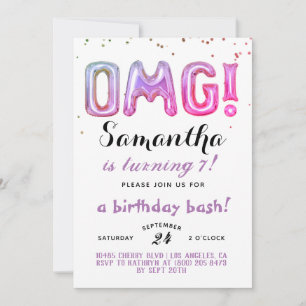 MACH! Birthday Confetti Einladung