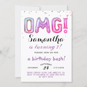 MACH! Birthday Confetti Einladung