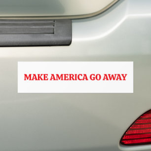 Mach, dass Amerika verschwindet - Grönland Autoaufkleber