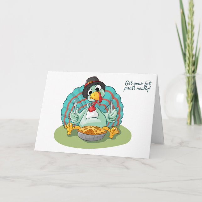 Mach deine dicke Hose fertig! Dankeskarte (Vorderseite)