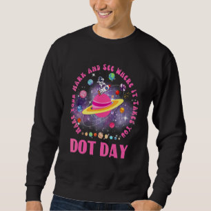 Mach deinen Stempel und sieh Kids Dot Day Internat Sweatshirt