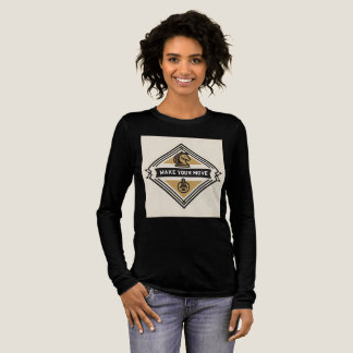 Mach deinen Zug – Schachfiguren-Design Tri-Blend Shirt