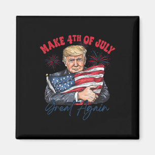 Mach den 4. Juli wieder großartig, lustiger Trump  Magnet