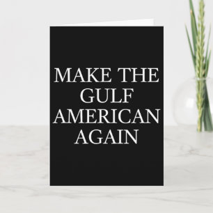 Mach den Golf wieder amerikanisch Trump lustiger G Karte