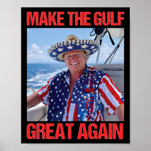 Mach den Golf wieder groß Amerika Golf Mexiko Trum Poster