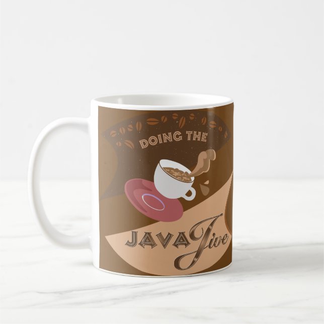 Mach den Java-Jive Kaffeetasse (Links)