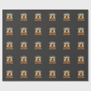 Mach den Kürbis wieder groß Halloween-Design_1 Geschenkpapier