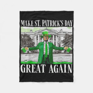 Mach den Saint St. Patrick's Day wieder großartig Fleecedecke