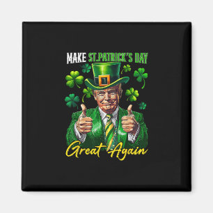 Mach den St. Patrick's Day wieder groß Shamrock Tr Magnet
