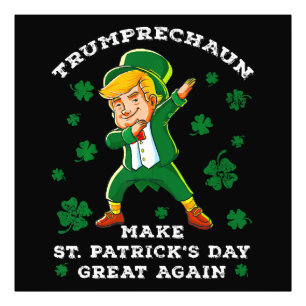 Mach den St. Patrick's Day wieder großartig, lusti Fotodruck