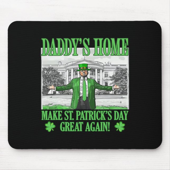 Mach den St. Patrick's Day wieder großartig, lusti Mousepad (Vorne)
