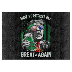 Mach den St. Patrick's Day wieder großartig, lusti Schneidebrett