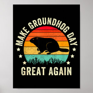Mach den Tag des Murmeltieres wieder großartig Mur Poster