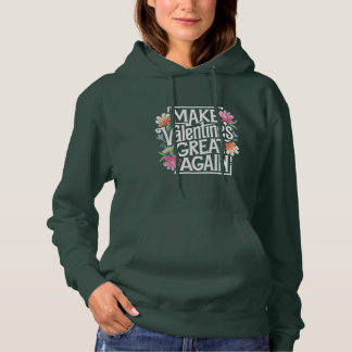 Mach den Valentinstag wieder groß Floral Hoodie