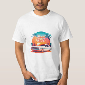 Mach dich bereit, die Strandpromenade stilvoll zu T-Shirt