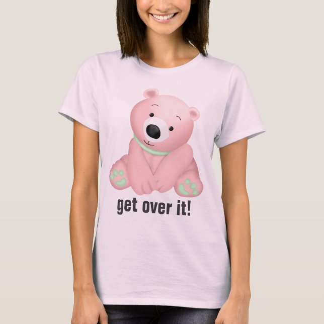 Mach dich davon! Frauen Basic T-Shirt (Vorderseite)
