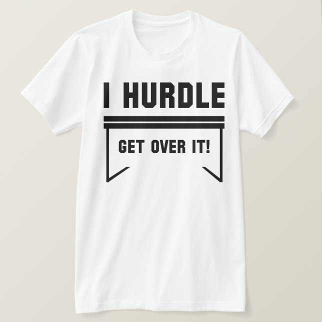 Mach dich davon! T-Shirt (Design vorne)