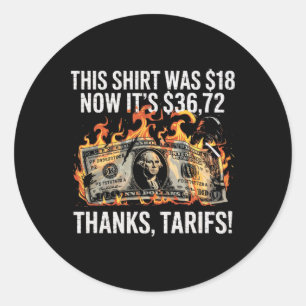 Mach dich fertig! Trump China Meme T-Shirt - 104% Runder Aufkleber