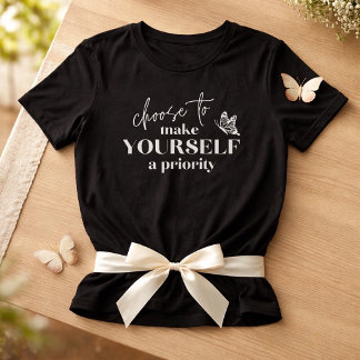Mach dich selbst zu einem Prioritäts-T-Shirt Tri-Blend Shirt