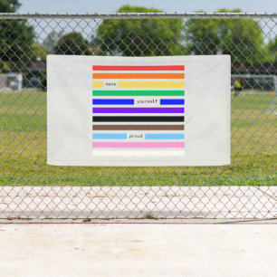 Mach dich stolz Regenbogen-Redaktion Pride 2026 Banner
