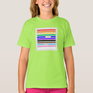 Mach dich stolz Regenbogen-Redaktion Pride 2026 T-Shirt