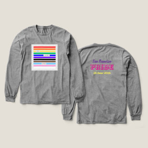 Mach dich stolz Regenbogen-Redaktion Pride 2026 Tri-Blend Shirt
