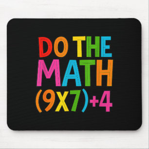 Mach die Rechnung 67 Meme 6 7 Lustig Sechs Sieben Mousepad