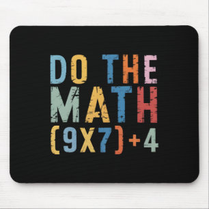 Mach die Rechnung 67 Meme Lustig Sechs Sieben Männ Mousepad