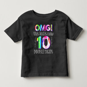 MACH! Dieses Kid ist jetzt 10 zweistellige Paint-T Kleinkind T-shirt
