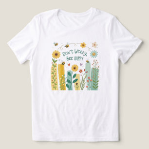Mach dir keine Sorgen, glückliche süße Biene T-Shi Tri-Blend Shirt