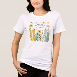 Mach dir keine Sorgen, glückliche süße Biene T-Shi Tri-Blend Shirt