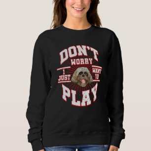 Mach dir keine Sorgen, ich will nur spielen, sagt Sweatshirt