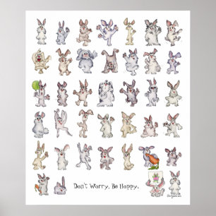 Mach Dir Keine Sorgen Sei Froh Poster