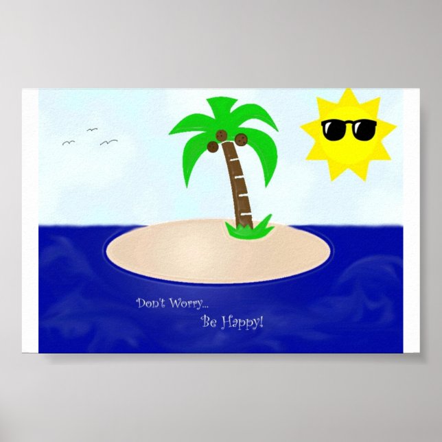 Mach dir keine Sorgen, sei glücklich! Poster (Vorne)