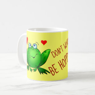 Mach dir keine Sorgen, sei hoppy Süße Fröhliche Lu Kaffeetasse