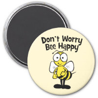 Mach dir keine Sorgen um glückliche Biene | Hummel