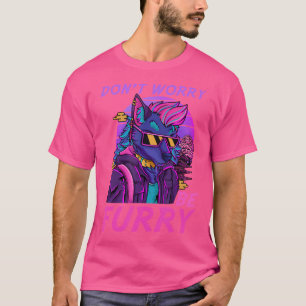 Mach dir keine Sorgen, wenn ich Vaporwave Fox Cosp T-Shirt