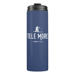 Mach dir weniger Sorgen, telefoniere mehr Thermosbecher