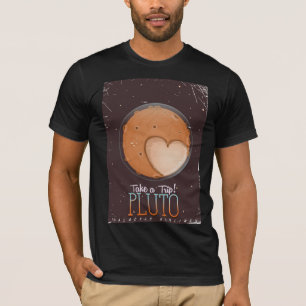 Mach eine Reise! Pluto Reiseplakat T-Shirt