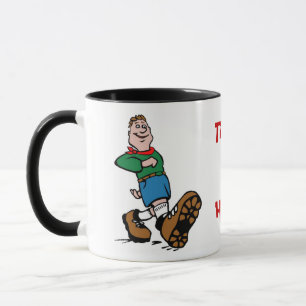 MACH EINEN AUSFLUG, Wanderer Keramikbecher Tasse