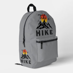 Mach einen Spaziergang Bedruckter Rucksack
