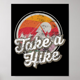 Mach einen Spaziergang Retro Vintage Outdoor Wande Poster