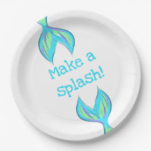 Mach einen Splash! Babyblau