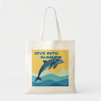 "Mach einen Spritzer" Künstlerischer Delfin Aquare